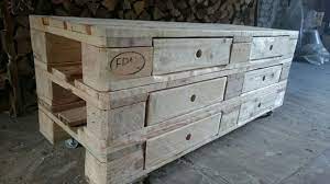 A cabinet made of older, sanded and oiled pallet wood. Kommode Aus Paletten Selber Bauen Bauanleitung Simpel Youtube