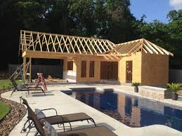 Pool And Pool House Ideas Small Pool Houses Pool Houses Pool House Shed