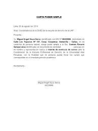 Roberto vargas rodríguez poderes para que realice los trámites de arrendamiento y percepción del producto del arrendamiento del inmueble ubicado en av. Que Es Carta Poder Simple