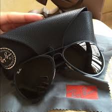 Black And Gold Ray Bans Sunglasses Ray Ban Matte Black New Ray Ban Aviators Black Matte Rims Only Worn Twice No Signs Of Wear Decent Ray Ban Aviators Ray Bans Ray Ban Sunglasses