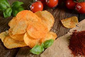 Find quality snacks products to add to your shopping list or order online for delivery . Potato Chips Tomatoes And Basil Flavour Stock Photo Picture And Royalty Free Image Image 50165772