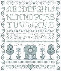 Schemes of embroideries for every taste. Home And Heart Delft Sampler Cross Stitch Pattern By Gail Bussi Crosstitch Com