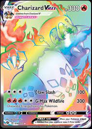 New battle mechanics continue to spice up gameplay in the pokémon trading card game thanks to the addition of variant mechanics like v and vmax cards. Charizard Vmax Rainbow Holographic Custom Made Pokemon Card In 2021 Pokemon Tcg Cards Pokemon Cards Legendary Rare Pokemon Cards