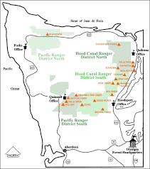Olympic National Forest Maps Publications Olympic National Forest Rv Parks And Campgrounds Forest Camp
