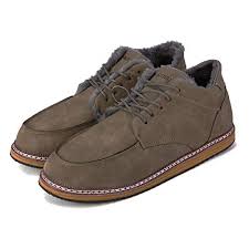 gracosy winter casual shoes for men mens fur lining casual shoes lace up loafer with fluff