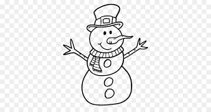 Snowman drawing step by step. Black And White Book Clipart Snowman Drawing Winter Transparent Clip Art