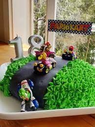 Bear heart baking pany super mario brothers cake and. Paisleyjade Easy Mario Kart Cake Mario Kart Cake Mario Birthday Cake Mario Bros Birthday