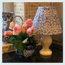 Sourcing guide for fabric lamp shade: Gathered Pleated Lampshades Jsinteriorsuk Workshops