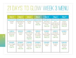 21 Days To Glow Just Glowing With Health