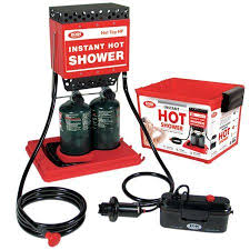 Zodi Portable Battery Powered Outdoor Hot Tap Hp Shower W 4 Gallon Storage Case Walmart Com Camping Shower Portable Shower Water Station