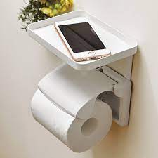 ちょこっと置きでぐんと便利 ペーパーホルダーがランクアップする後付けラック フェリシモ ペーパーホルダー 部屋 収納 トイレットペーパーホルダー