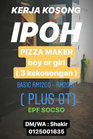 Kerja kosong jobs now available in ipoh. Moh Kita On Twitter Kerja Kosong Di Kedai Miker Pizza