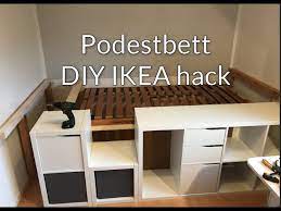Lass dich von unserer großen auswahl überzeugen. Diy Podestbett Mit Viel Stauraum Ikea Hack Platform Bed Youtube