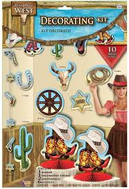 Saunders • last updated 9 weeks ago. Decoration Kit 10 Pc Cowboy Rodeo Barn Dance Western Party Decorations Tableware 721773756665 Ebay