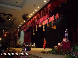 A backdrop of a stage must look attractive. Bharatanatya Arangetram Of Ms Vanya Verma From Emily To You