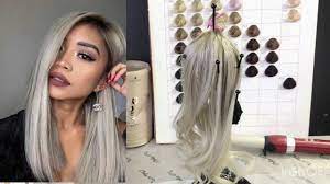 الاشقر المميز الرمادي مع خبيرة الالوان كولوريست راضية beauty youtube tutorials hair