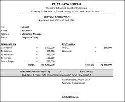 Dengan menerima slip gaji resmi, karyawan atau pegawai dapat melihat rincian penghasilan mereka. Slip Gaji Karyawan Penjelasan Dan Contoh Doc Jojoblog