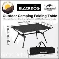 Blackdog by Naturehike Outdoor Camping Folding Table Portable Adjustable  Height Camping Table - BD-ZZ003 | Lazada PH