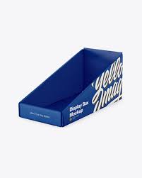 Download Kraft Display Box Kraft Boxes Mockup In Box Mockups On Yellow Images Object Mockups