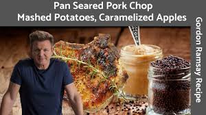 Let rest 5 to 10 minutes before serving. Gordon Ramsay S Pan Seared Pork Chop Youtube