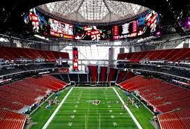 a birds eye view of mercedes benz stadium atlantas epic