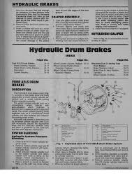 Working On 98 Ford F800 With Hydrulic Brakes With Air Chamber Parking Brake Trying To Figure Out How To Back The Brake