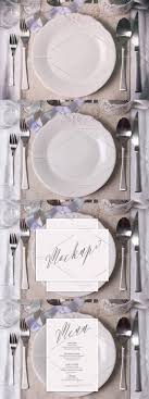 Download Plate Ribbon Table Mockup Psd Wedding Photography Styles Table Cards Wedding Cards