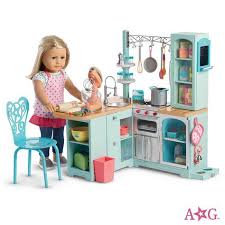 Gourmet Kitchen Set 18 Inch Doll Kitchen American Girl Doll Furniture American Girl Doll Sets American Girl Furniture