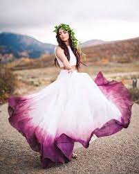 Not only is this technique super easy, you can make a. Dip Dye Brautkleider Braut Hochzeit Kleidung Abendkleid A Linie
