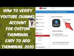 How To Add Change Thumbnail Your Youtube Video 2020 Verify Your Youtube Channel 2020 Thumbnail Youtube In 2020 You Youtube Youtube Videos Youtube