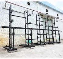 Custom LED video wall ground support stack system with ...