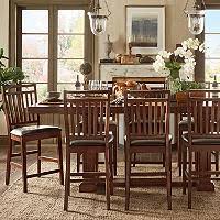 Cornelia Counter Height 9 Piece Dining Set Counter Height Dining Sets Dining Table Setting Dining Set
