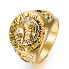 4.5 out of 5 stars. Buy Gold Color Ring Men Lion Pattern Hip Hop Rings For Women Men Vintage Punk Fashion Jewelry At Affordable Prices Free Shipping Real Reviews With Photos Joom