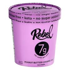 What we liked & disliked we love that rebel ice cream is super convenient and low carb. Rebel Rebel Ice Cream Peanut Butter Caramel Chip 1 Pt Shop Weis Markets