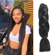 This one here falls under the same category. Soku Synthetic Hair Extensions Jumbo Braids 24inch Long Locks Braiding Black Hair Crochet Boxed Braid For Treccine African Women Jumbo Braids Aliexpress