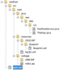 You may also want to store common and reusable routes in other xml files, which you can simply import when needed. Trouble Creating A Simple Rest Service And Apply Routing Via The Blueprint Xml File I Want To Do This Without Spring Only Blueprint Stack Overflow