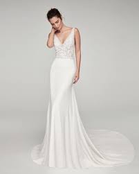 O 3 rate da €16.31 senza interessi. Abito Da Sposa In Crepe Georgette E Corpino Ricamato Angela Caputo Sposa