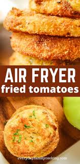 Healthy Air Fried Green Tomatoes In 2020 Air Fryer Recipes Easy Air Fryer Recipes Recipes