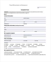 (1) this section applies to medical services provided in an inpatient acute care hospital with an admission date on or after march 1, 2008. Free 8 Insurance Complaint Forms In Pdf Ms Word