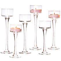 Transparent cylinder glass deer candle holder for christmas decoration. Bulk Long Stem Glass Tealight Candleholders At Dollartree Com Glass Candle Holders Tea Lights Glass Tealight