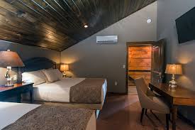 Suite with two queen-sized beds