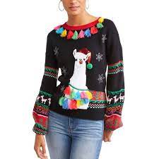 Maybe you would like to learn more about one of these? Holiday Time Holiday Time Women S Ugly Christmas Llama Sweater Walmart Com Walmart Com