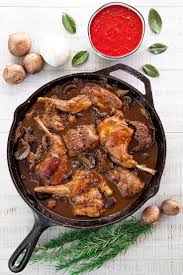 Rabbit Cacciatore Coniglio Alla Cacciatora Northern Italian Style Recipe Cacciatore Recipes Recipes Game Food