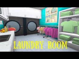 Roblox Bloxburg Laundry Room Tutorial Youtube Custom Laundry Room Laundry Room Cafe House