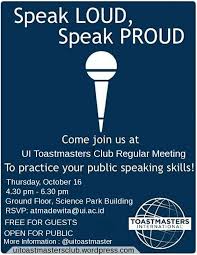 Meeting Invitation Public Speaking Flyer Design Speaking Skills