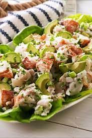 Avocado Lobster Salad Is All We Want To Eat This Summer Recipe Seafood Recipes Healthy Seafood Recipes Lobster Recipes