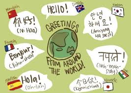 The Posters In Childcare Show The Way To Say Hello In Different Languages With The Different Na Ways To Say Hello Hello In Many Languages Different Languages