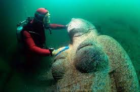 Image result for HERACLEION LOST CITY UNDERWATER FOUND AFTER 1200 YEARS