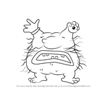 Ancient greek and medieval mythology has many monstrous characters that have lost their prominence in the life of today's children. Learn How To Draw Horvak From Aaahh Real Monsters Aaahh Real Monsters Step By Step Drawing Tutorials
