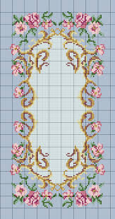 Charted Wool Latch Hook Kits In Floral Designs